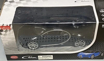1:14 Rastar Blue Bugatti Chiron R/C Car Dual Power Rechargeable 2.4 Ghz NIB - Image 1 of 4
