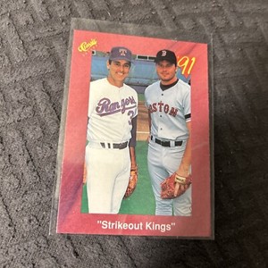NOLAN RYAN/ROGER CLEMENS  1991  CLASSIC STRIKEOUT KINGS    #T97 (n)