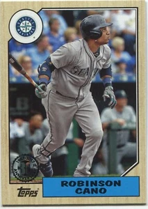 2017 Topps Series 1 ROBINSON CANO 1987 Topps Baseball - SEATTLE MARINERS- #87-26 - Picture 1 of 1