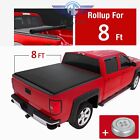 Soft Roll Up Tonneau Cover for 2002-2018 Dodge Ram 1500 2500 3500 8ft Long Bed