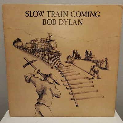 Bob Dylan Slow Train Coming Vinyl LP Record 33rpm 1979 Foto 1 de 4