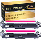 2 pk Magenta TN221 TN225M Toner Compatible for Brother HL-3150CDN MFC-9340CDW