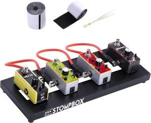 14" Mini Pedal Board Guitar Effects Compact Small Pedalboard With Tape Cable Tie - Picture 1 of 12