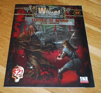 Dungeons & Dragons 3.5 Wick Fantasy Factory Temple of Blood D20 Foto 1 de 3
