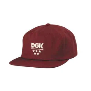 Cappello stapback DGK Sporco Ghetto Bambini ""All Star"" (Borgogna) non strutturato - Foto 1 di 2