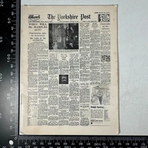 Miniature Edition The Yorkshire Post 20pp Newspaper Jan 22 1964 - Picture 1 of 11