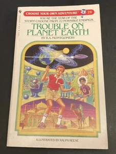 Choose Your Own Adventure No 29: Trouble On Planet Earth (Vintage 1984) NEW Book - Picture 1 of 4