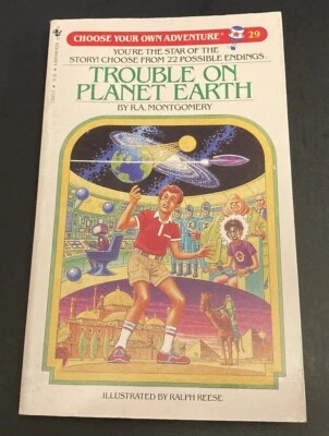Choose Your Own Adventure No 29: Trouble On Planet Earth (Vintage 1984) NEW Book - Image 1 of 4