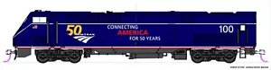 New KATO 176-6035 P42 Loco Amtrak 100 Midnight Blue W/50th Logo - UK stock - Picture 1 of 1