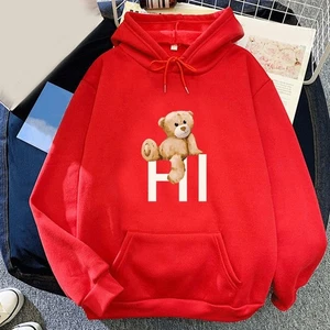 Printed Long Sleeve Sports Hoodie for Women Suitable for Vacation and Club Wear - Picture 1 of 65