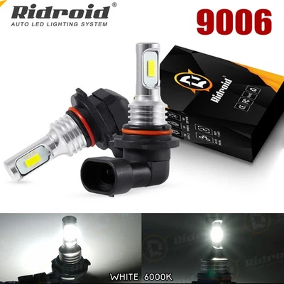 Par de faros LED 2 bombillas blancas 6000 k haz bajo 9006 para Honda Accord 2003-2007 Foto 1 de 4