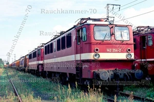 DR 142 254-2  Bw Lutherstadt-Wittenberg 1997 / org. Farb-Dia + Datei!  573#17 - Bild 1 von 1