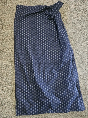 Vintage Vera Bradley Navy Blue Paisley Laundry Bag - Image 1 of 3