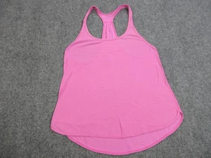 Lululemon Tank Top Womens Small Pink Racerback Lightweight Striped Athletic Gym - Picture 1 of 11