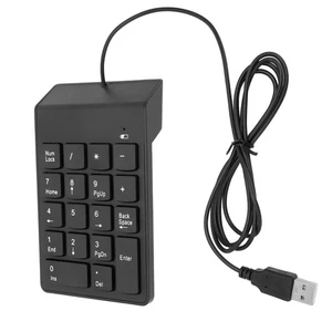 Numeric Keypad 18 Keys USB2.0 Plug And Play Ergonomic Design Portable Size N NEW - Afbeelding 1 van 12