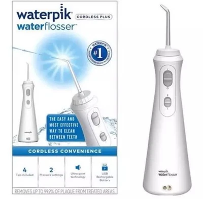 Waterpik Water Flosser Cordless Plus WP490 Flosser - White