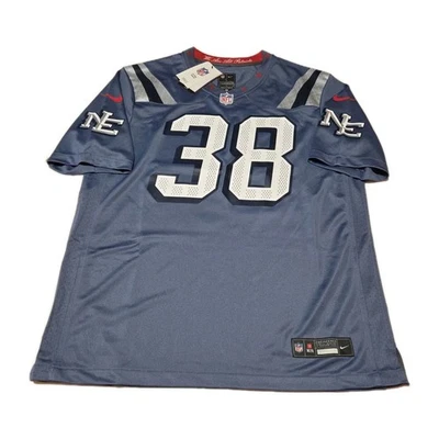 Auténticas Nike New England Patriots Stevenson Storm Blue 2025 Rivalidades Grandes  Foto 1 de 4