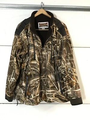 Gamehide Hush Hide Silent Fabric Advantage Max4 Camo 1/4 Zip Hunting Jacket  2X - Image 1 of 4