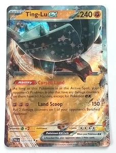 Carta Pokémon Rara 2023 Ting Lu Ex 127/193 Paldea Evolved Cosmo Holo - Imagen 1 de 3