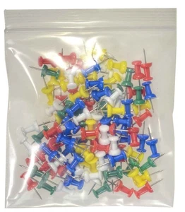 5" x 5" 6-Mil Wiederverschließbare Plastiktüten - Extra Dicke, Langlebige Reißverschluss Aufbewahrung... - Bild 1 von 2