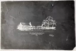 1960s SILVER SPRING PRESBYTERIAN CHURCH Slate - Mechanicsburg, PA - #269 - Picture 1 of 12
