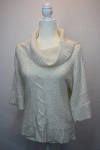NOTATIONS Women’s Top Knit Sweater Size S Light Beige Long Sleeves - Picture 1 of 8