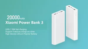 3rd Gen Original Xiaomi Power Bank Portable USB Battery Charger 20000 mAh - Picture 1 of 14