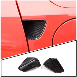 Carbon fiber Look Cover Trim Body Door Handle Bowl for Corvette C7 2014-2019 - Foto 1 di 12