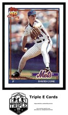 1991 Topps #680 David Cone New York Mets ~A5H