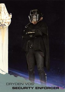 Solo: A Star Wars Story SILVER PARALLEL BASE Trading Card #33 / DRYDEN VOS