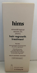Hims Minoxidil Topical Aerosol, 5% (foam) Hair Regrowth Treatment 2.11 oz - New!