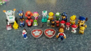 PAW PATROL DOGs figureS. VEHICLES 31 PC SET, MINI FIGURES new collectted  1X1412 - Picture 1 of 5