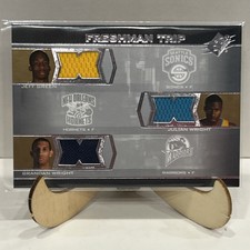 JEFF GREEN BRANDAN JULIAN WRIGHT 2007-08 SPx FRESHMAN TRIP TRIPLE JERSEY NM 💎