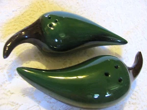 Set of Pepper Salt And Pepper Shakers. -- 6 Inch Long - Picture 1 of 1