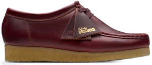CLARKS ORIGINALS WALLABEE Shoes Damson Leather New - Picture 1 of 6