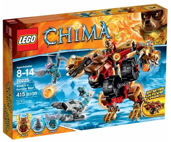 BRAND NEW LEGO LEGENDS OF CHIMA SET 70225 Bladvic's Rumble Bear Retried2015 🇨🇦 - Изображение 1 из 1