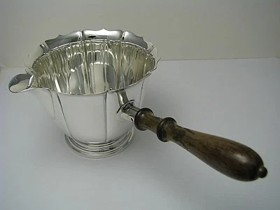 LUNT OLLA CALENTADOR BRANDY PLATA ESTERLINA Reproducción "Dublín 1720" por Lunt c1940s Foto 1 de 4