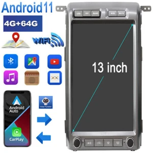 13inch Vertical Screen Stereo Video For-ford F150 2015-2019 Android 11 Car Play❤ - Picture 1 of 12