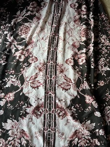 Zimmermann Blend Fabric Large Panel 3,5 Yard Length 55% Silk 45% Cotton 55” Wide - Picture 1 of 13