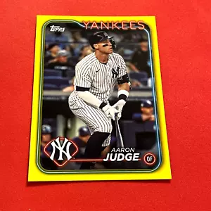 Aaron Judge .. GELB .. New York Yankees .. 2024 TOPPS PARALLELE Karte 99 - Bild 1 von 2