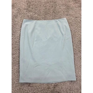 Alex Marie Skirt Womans 16 Light Blue Stretch Midi Modest Pencil Skirt - Picture 1 of 7
