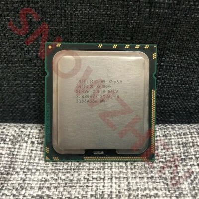 Intel Xeon X5660 CPU Six Core 2.8 GHz 12MB LGA 1366 SLBV6 Processors - Image 1 of 2