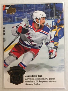 2021 Upper Deck Alexis Lafreniere Collection SP Awards Card #30 - Picture 1 of 2