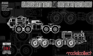 ModelCollect 1/72 MA-72009 US M983A2 HEMTT Tractor & Soviet MAZ-7410 Tractor - Picture 1 of 1