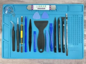 19PC Premium Opening Pry Tool Set Repair Mat Kit For Ipad LCD Android Cell Phone - Picture 1 of 9