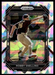 2023 Panini Prizm CRACKED ICE SILVER Robby Snelling San Diego Padres #169 - Picture 1 of 2