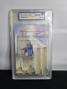 2001 NY Statehood US Quarter World Trade Center 9/11 Colorized 1 Yr Anniversary - Picture 1 of 3