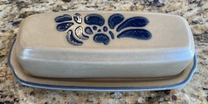 Vintage Pfaltzgraff Folk Art Butter Dish ~028 - Picture 1 of 3
