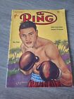The Ring Vintage Boxing Magazine April 1954 British Edition Nino Valdes on cover
