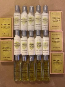 Lot 20 pcs Crabtree Evelyn Shampoo Conditioner Lotion Soap Travel Size - Picture 1 of 5